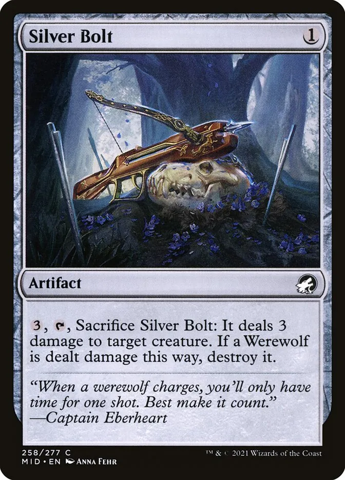 Silver Bolt Front Face