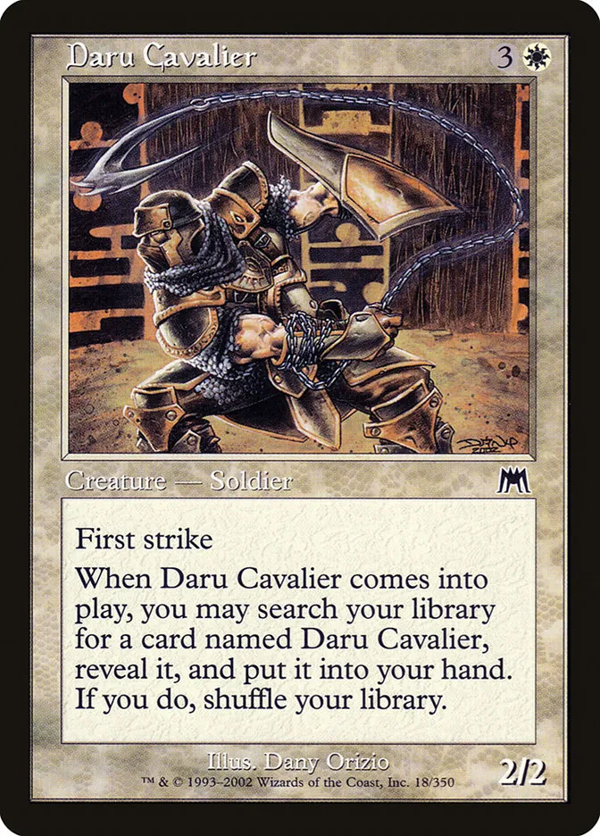 Daru Cavalier Front Face