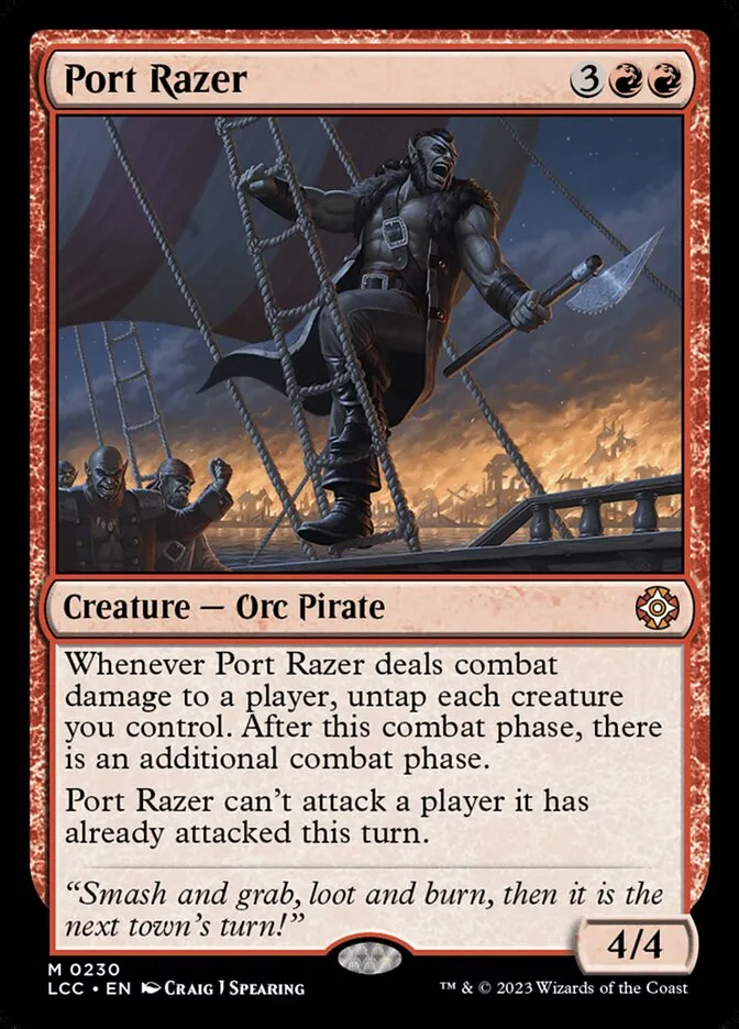 Port Razer Front Face