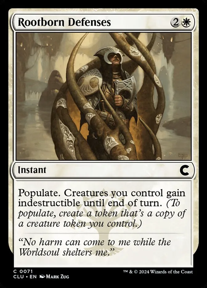 Rootborn Defenses Front Face