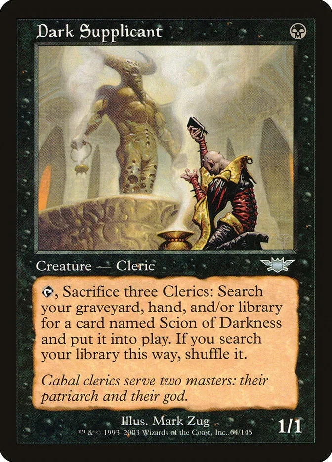 Dark Supplicant Front Face