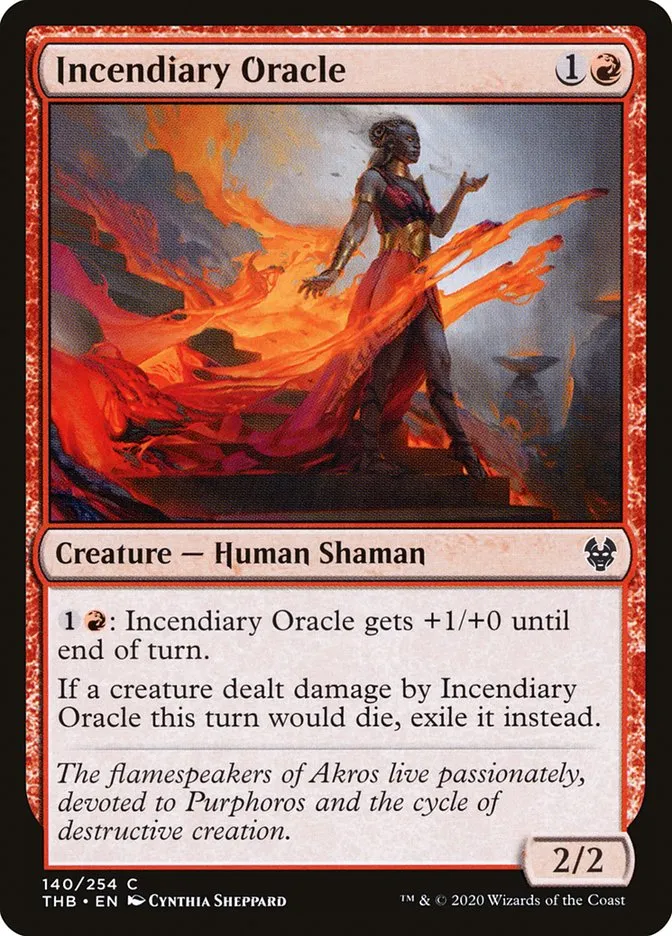 Incendiary Oracle Front Face