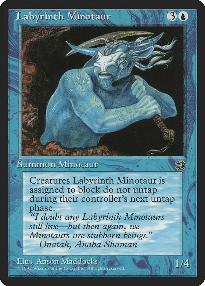Labyrinth Minotaur Front Face