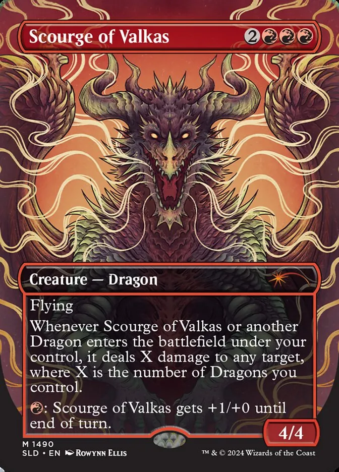 Scourge of Valkas Front Face