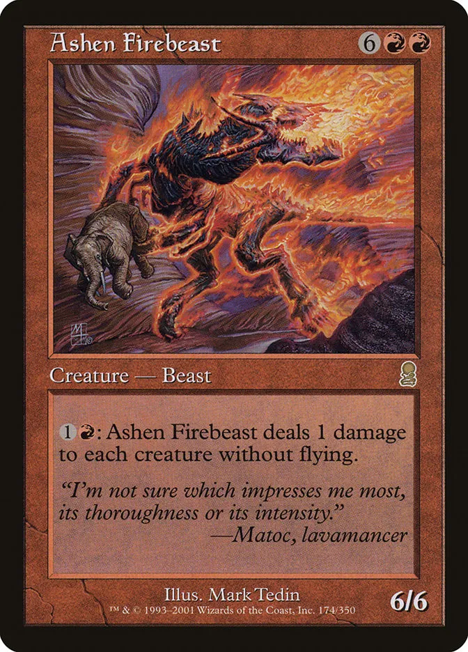 Ashen Firebeast Front Face