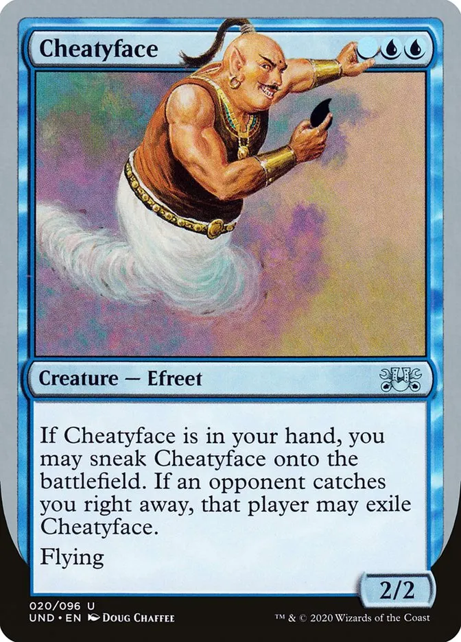 Cheatyface Front Face