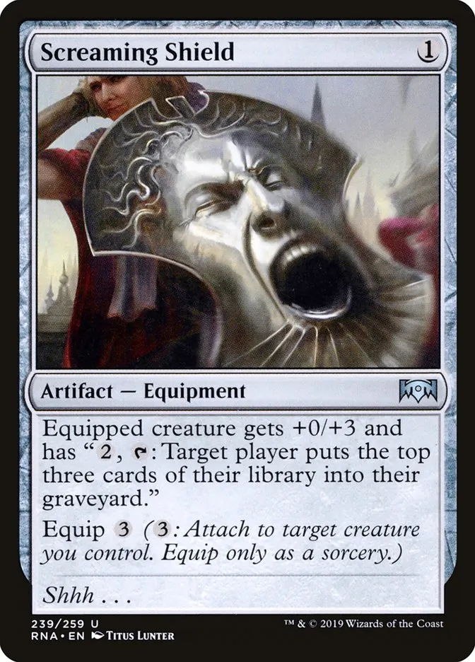 Screaming Shield Front Face