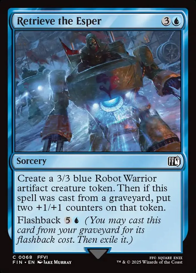 Retrieve the Esper Front Face