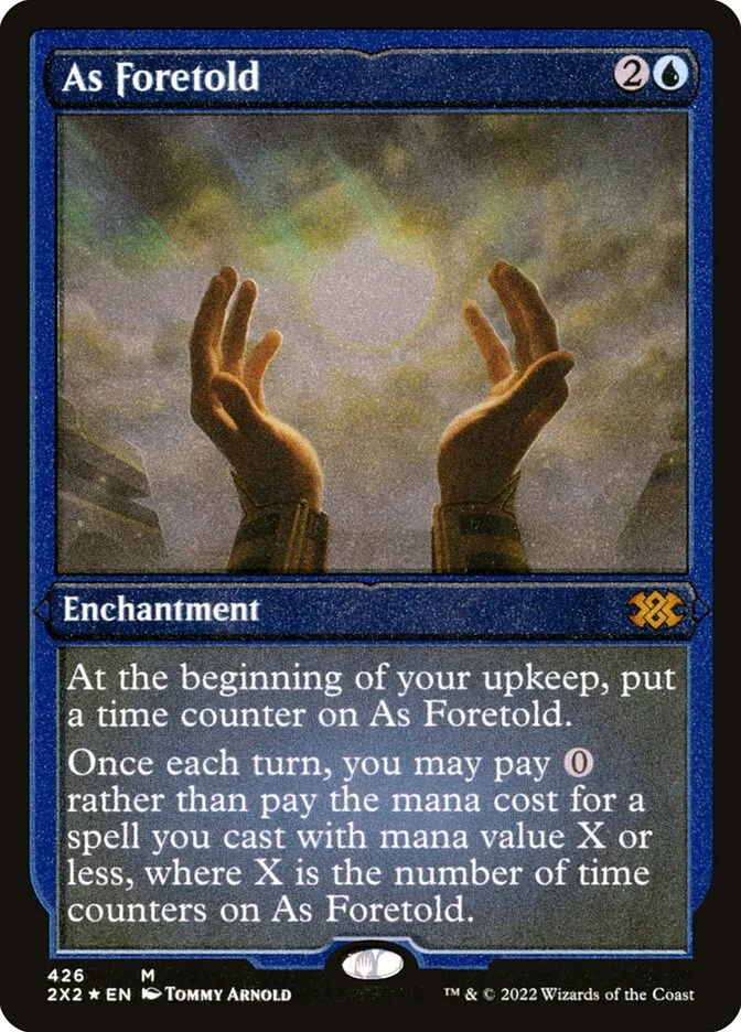 As Foretold Front Face