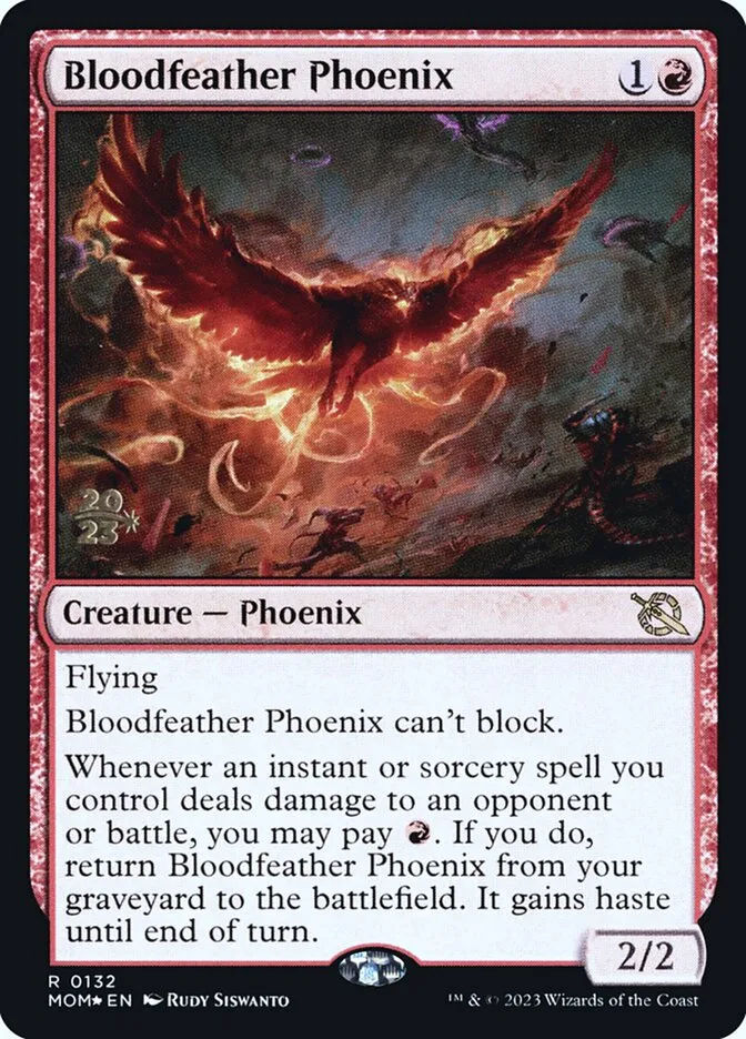 Bloodfeather Phoenix Front Face