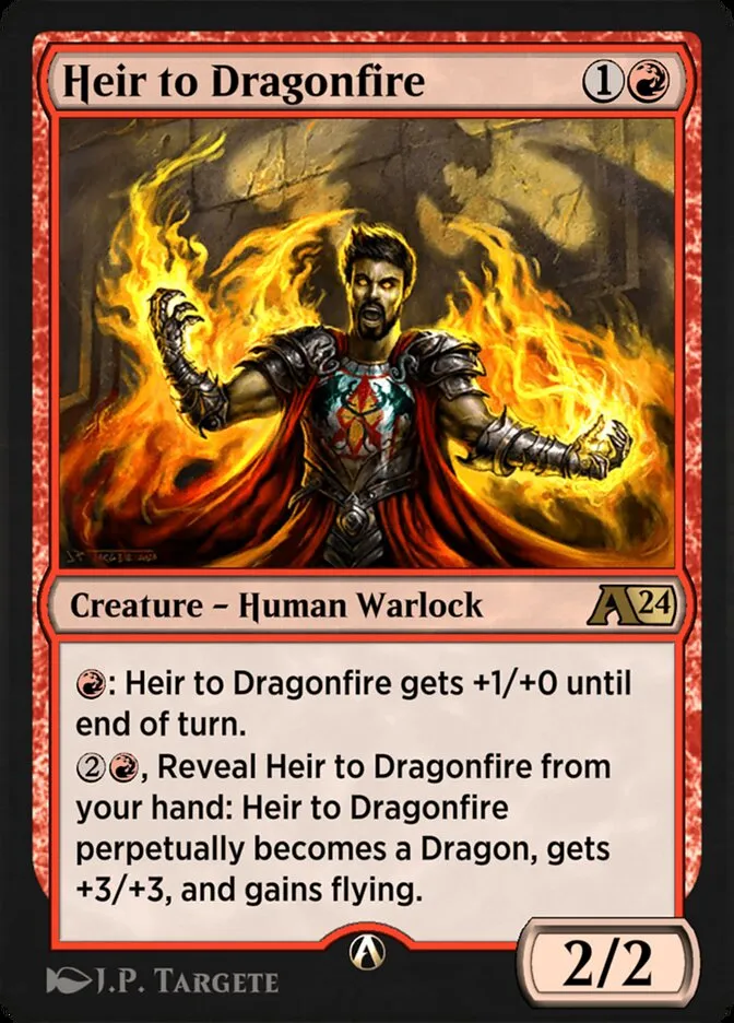 Heir to Dragonfire Front Face