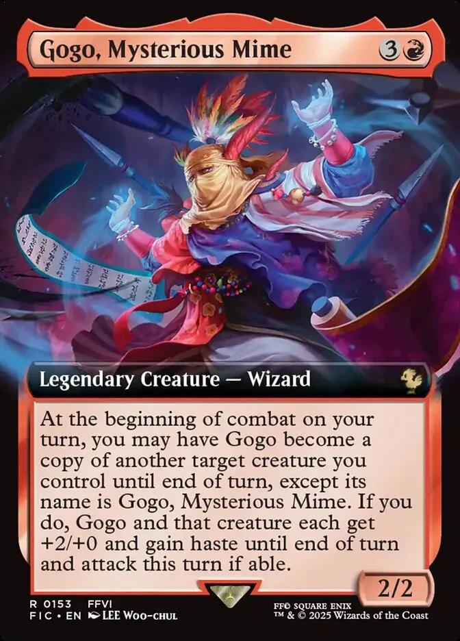 Gogo, Mysterious Mime Front Face