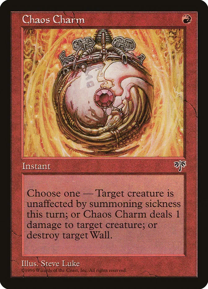 Chaos Charm Front Face