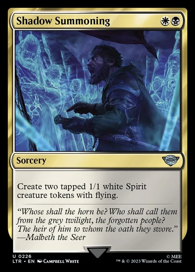 Shadow Summoning Front Face