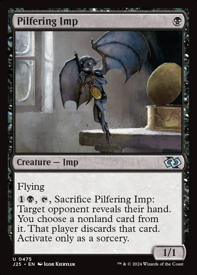 Pilfering Imp Front Face