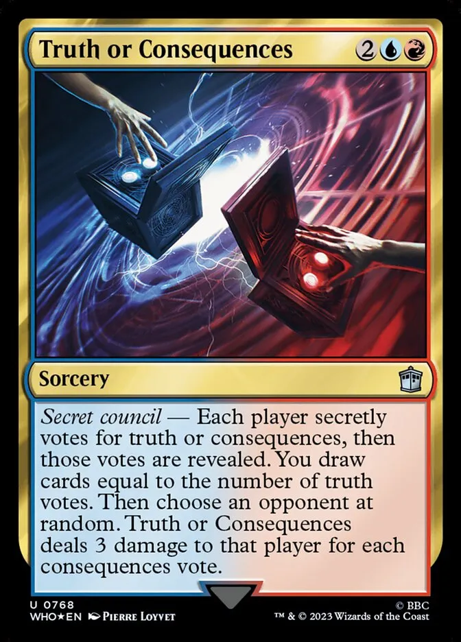 Truth or Consequences Front Face