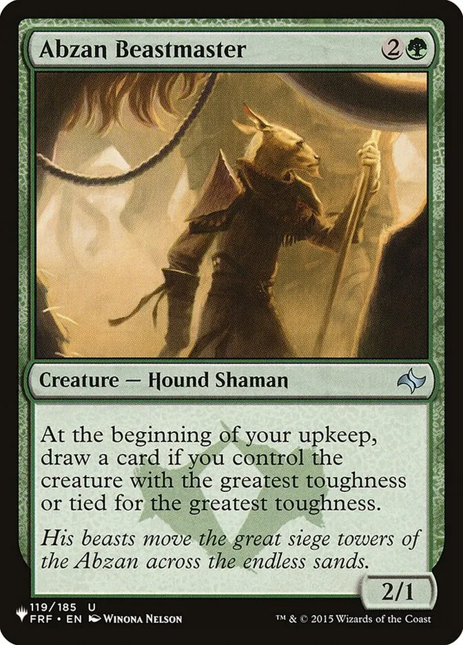 Abzan Beastmaster Front Face