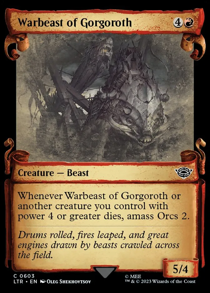 Warbeast of Gorgoroth Front Face