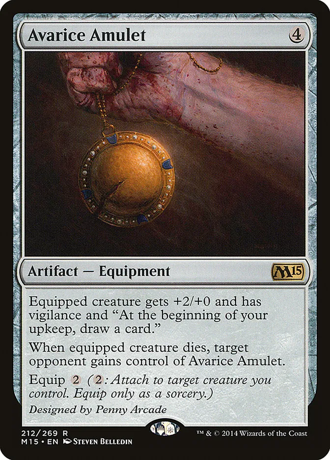 Avarice Amulet Front Face