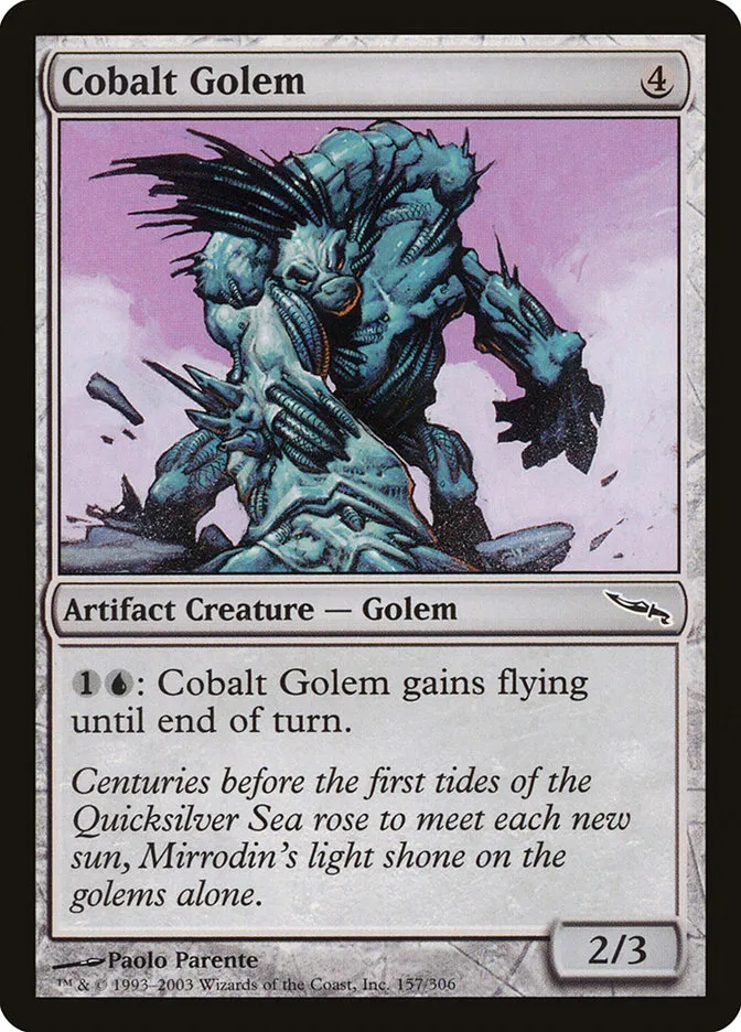 Cobalt Golem Front Face