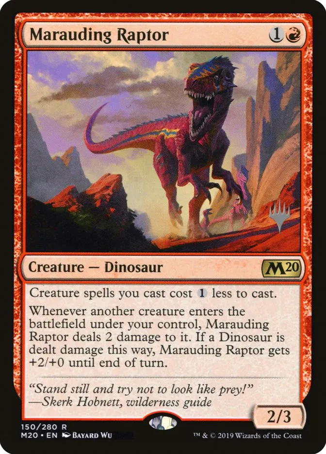 Marauding Raptor Front Face