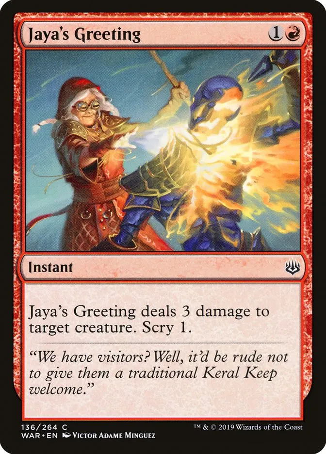 Jaya's Greeting Front Face