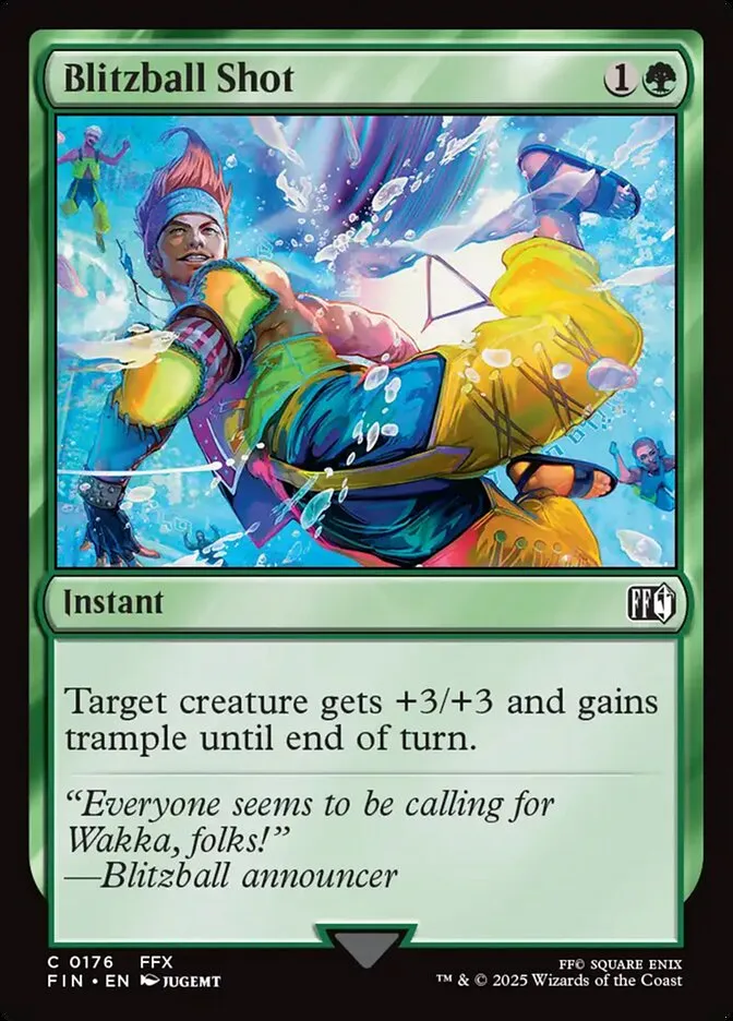 Blitzball Shot Front Face
