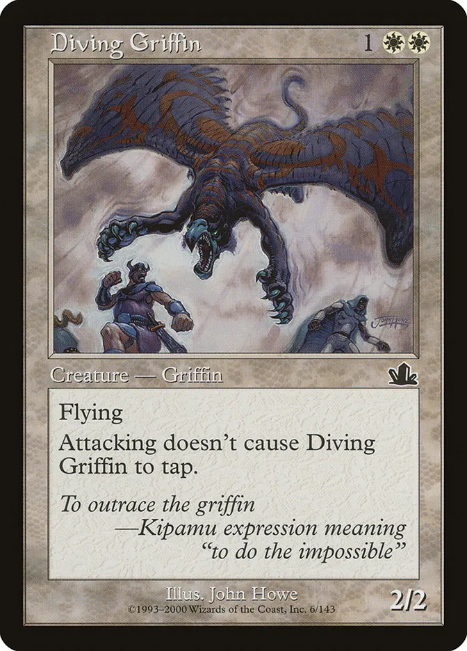 Diving Griffin Front Face