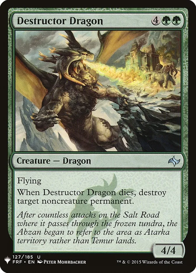 Destructor Dragon Front Face