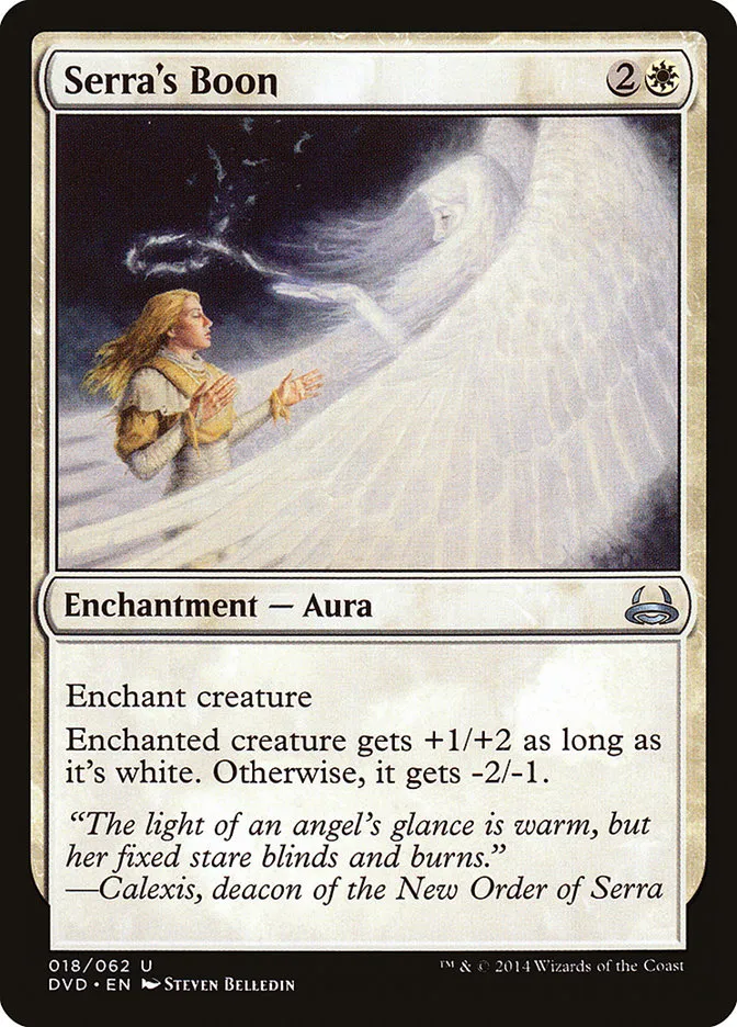 Serra's Boon Front Face
