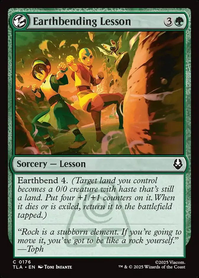 Earthbending Lesson Front Face