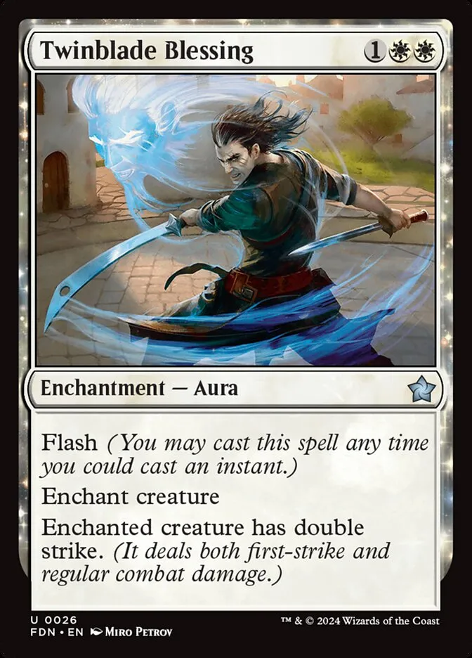 Twinblade Blessing Front Face