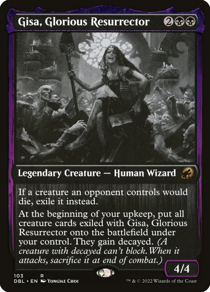 Gisa, Glorious Resurrector Front Face
