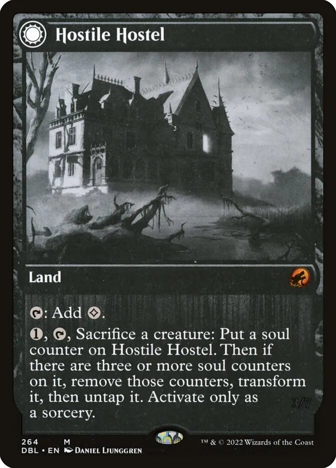 Hostile Hostel // Creeping Inn Front Face