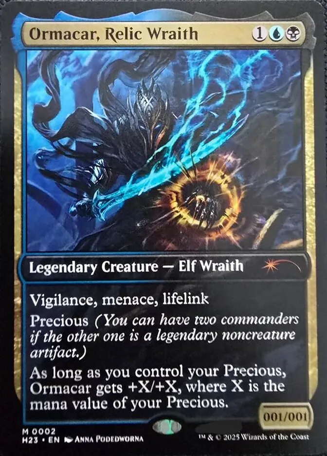 Ormacar, Relic Wraith Front Face