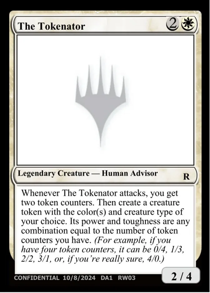 The Tokenator Front Face