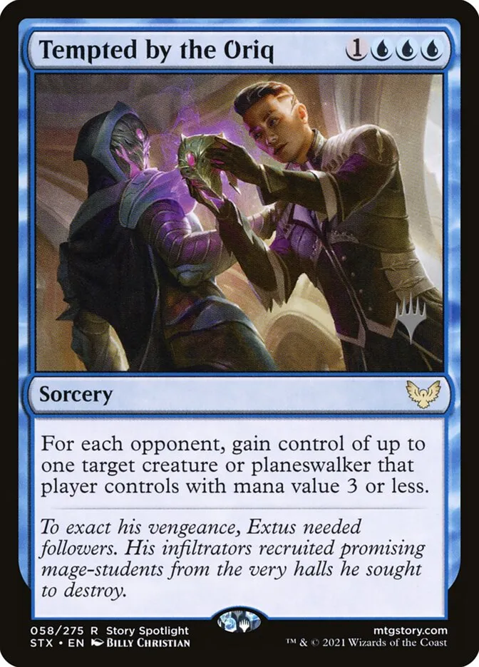 Tempted by the Oriq Front Face