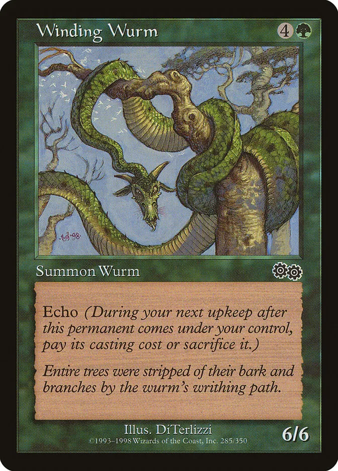 Winding Wurm Front Face
