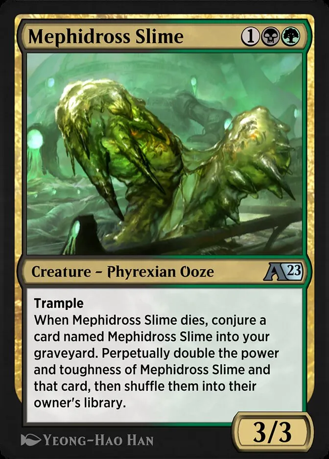 Mephidross Slime Front Face