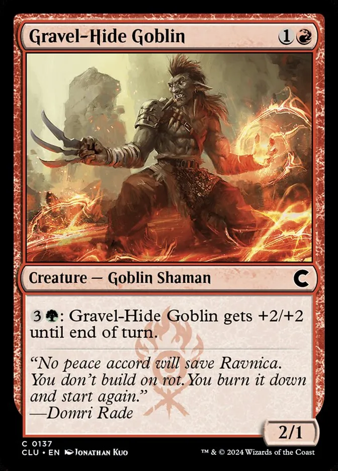 Gravel-Hide Goblin Front Face