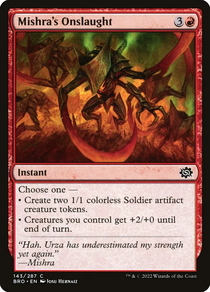 Mishra's Onslaught Front Face