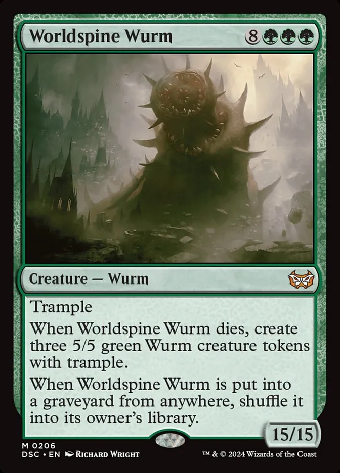 Worldspine Wurm Front Face