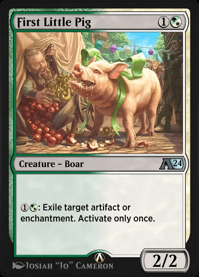 First Little Pig Front Face