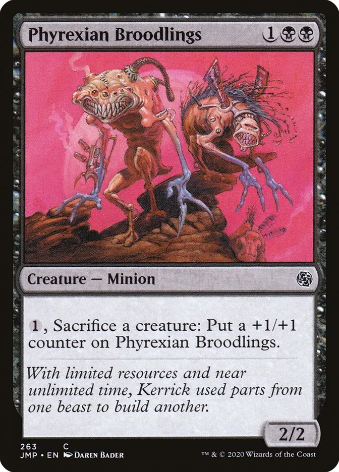 Phyrexian Broodlings Front Face
