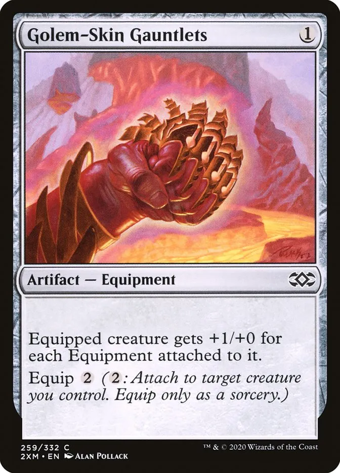 Golem-Skin Gauntlets Front Face
