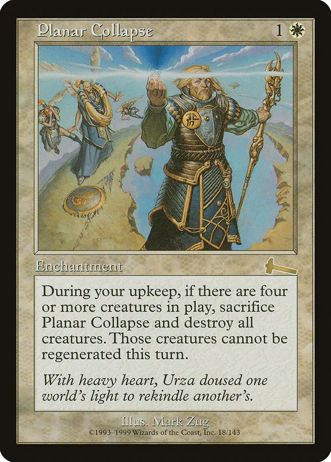 Planar Collapse Front Face