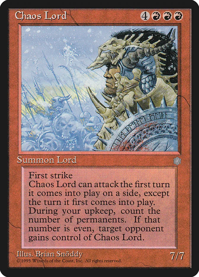 Chaos Lord Front Face