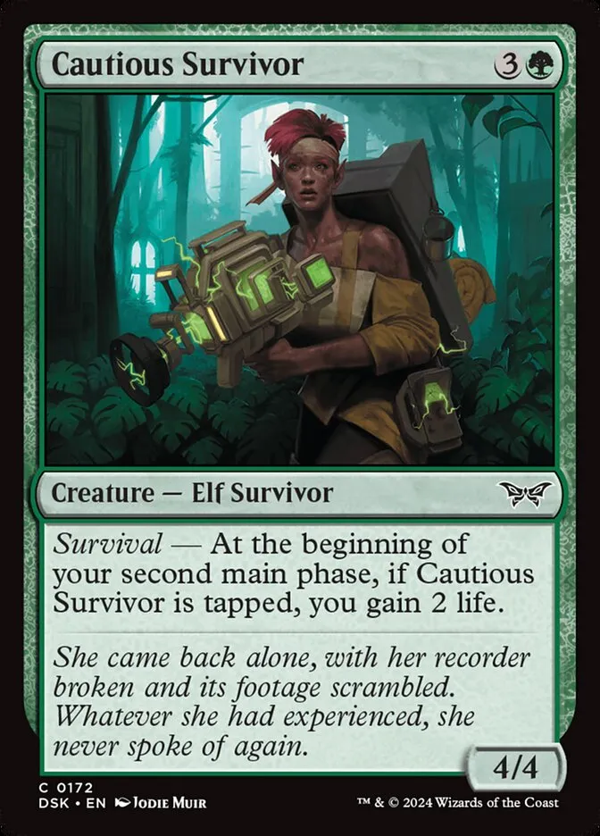 Cautious Survivor Front Face