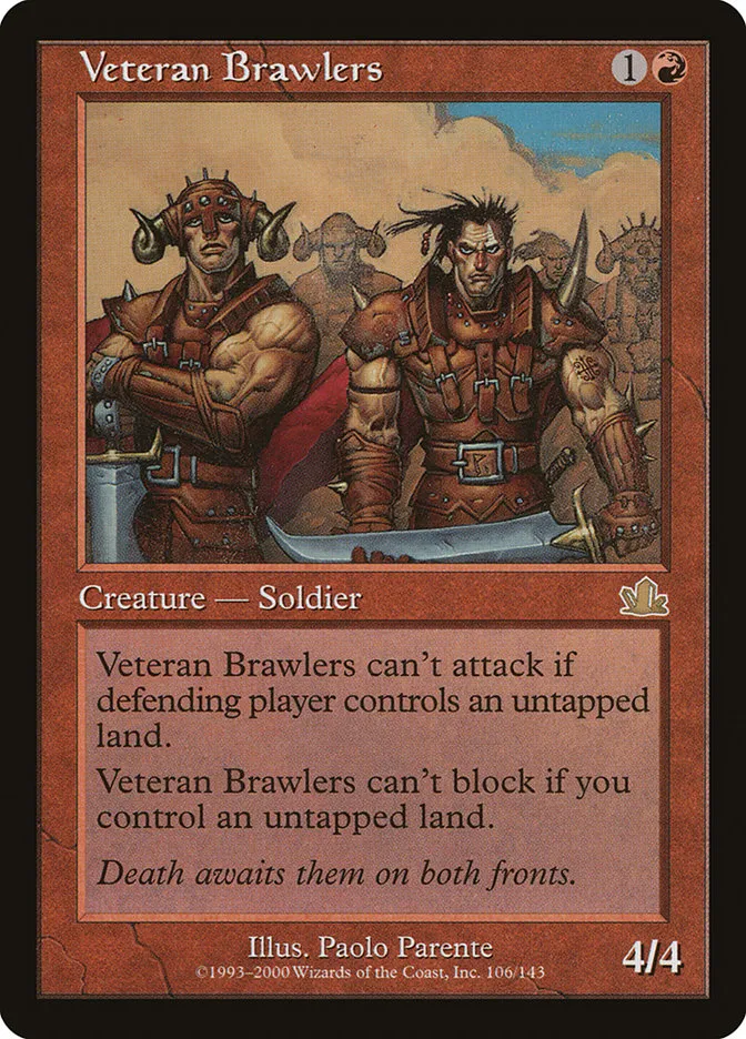 Veteran Brawlers Front Face