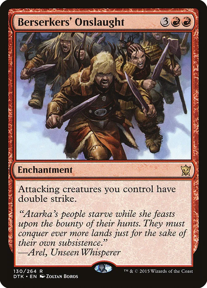Berserkers' Onslaught Front Face